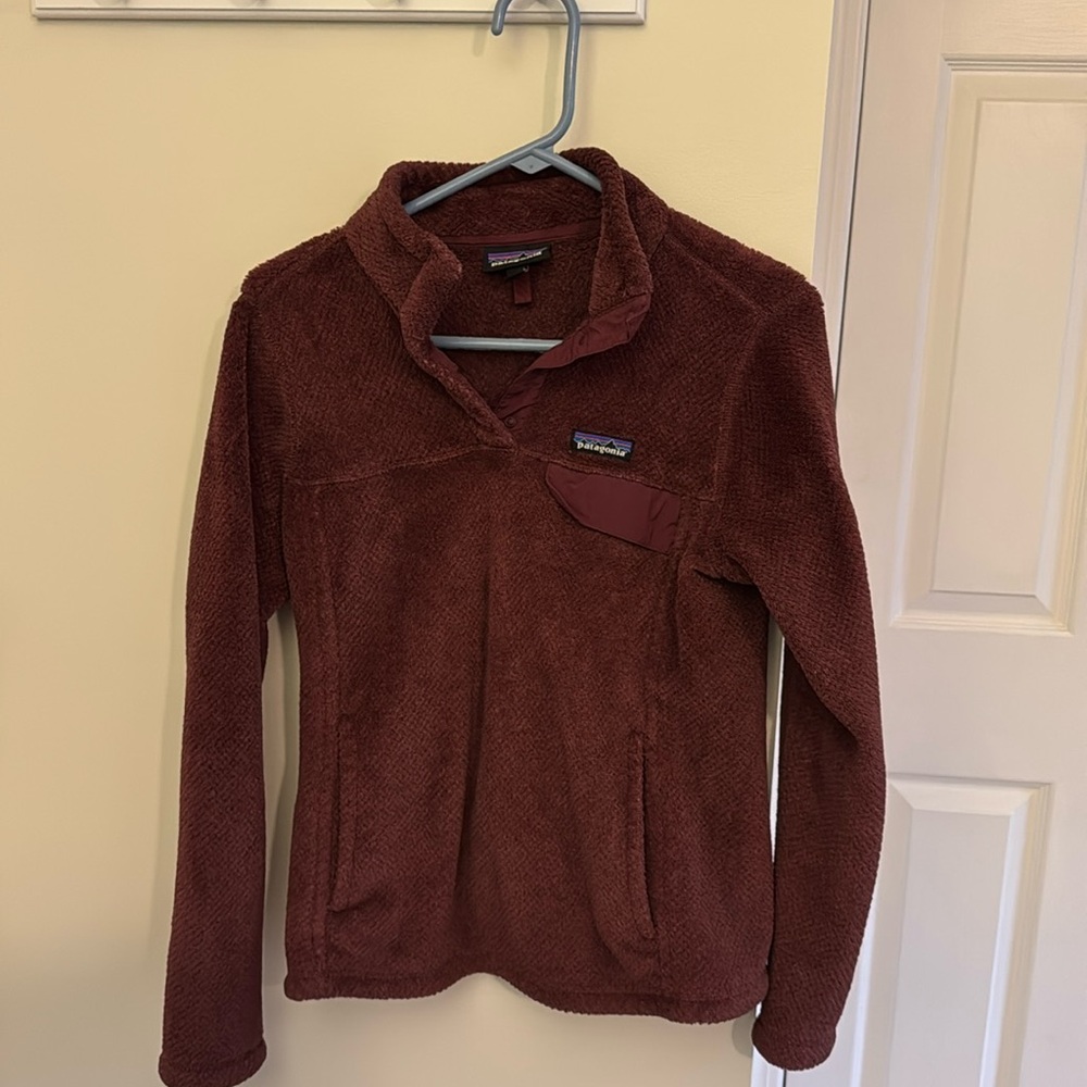 Burgundy Patagonia jacket